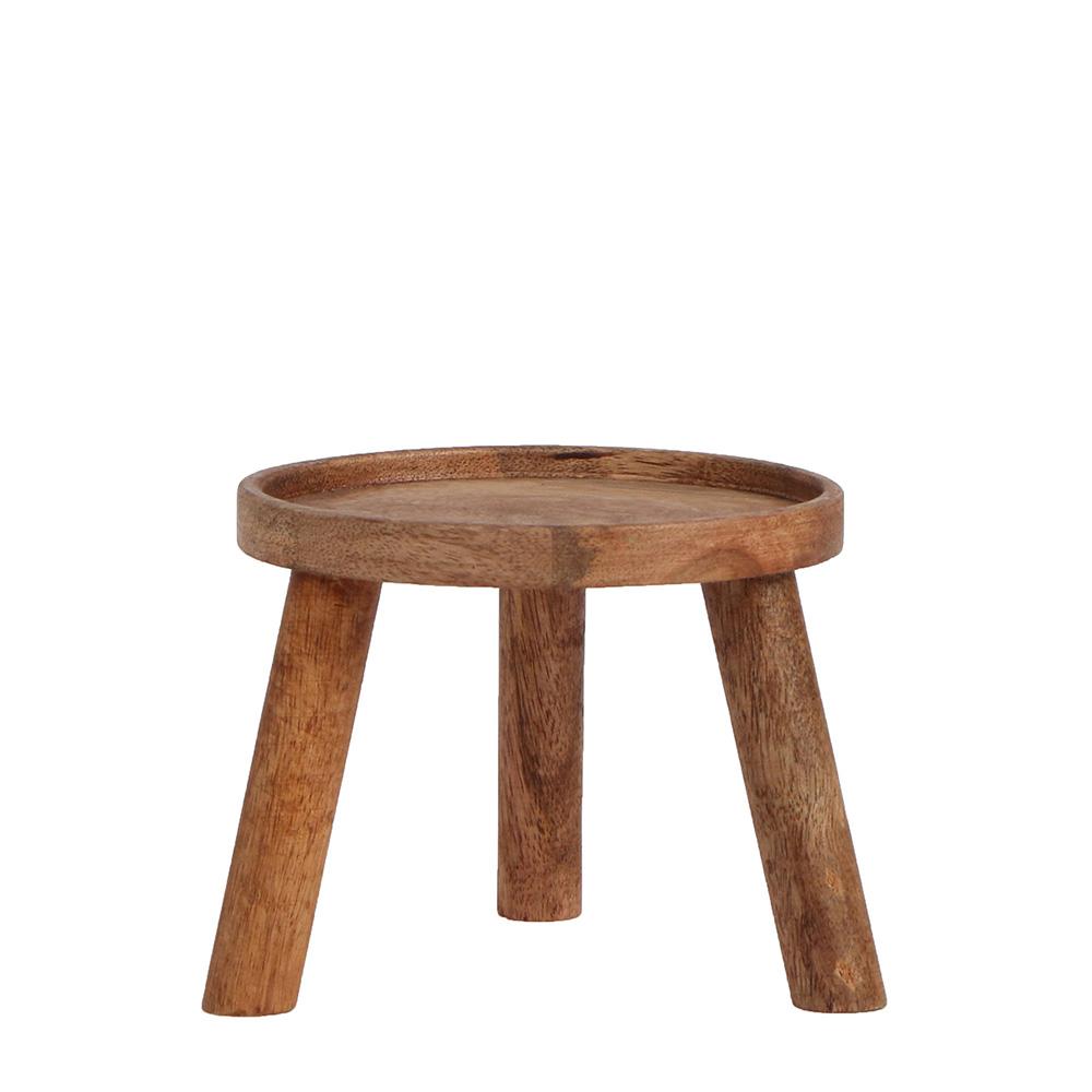 Kolibri Home – Plantenstandaard - Houten planten verhogig Ø12cm