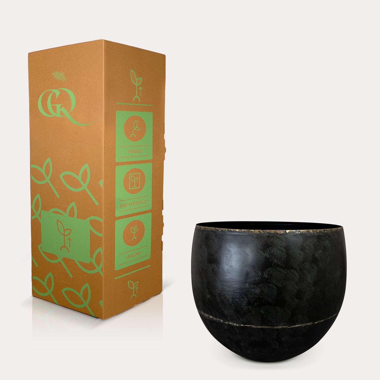 Pot - Zwart -Belia vitage black - XL - H33 W38
