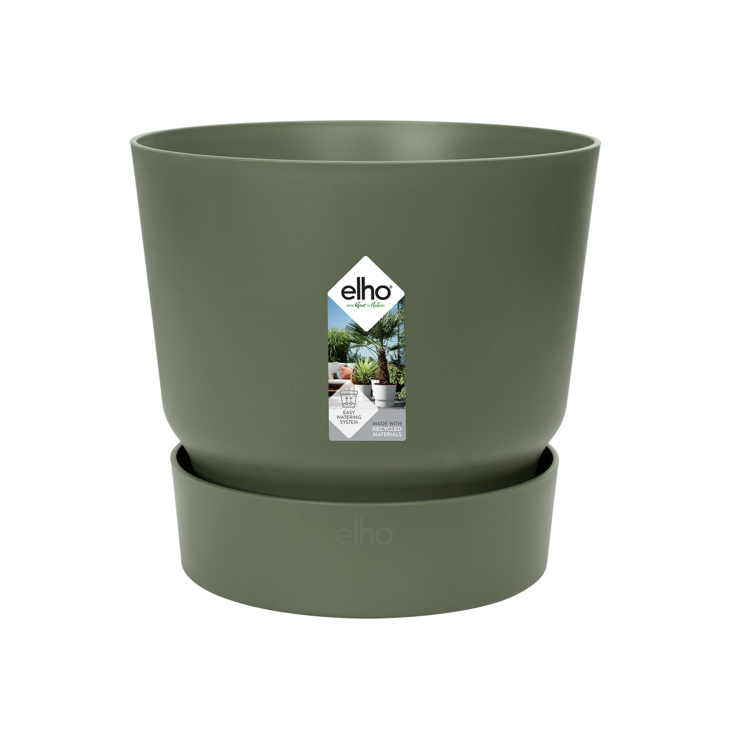 Pot elho Greenville Round grön - D24 x H23