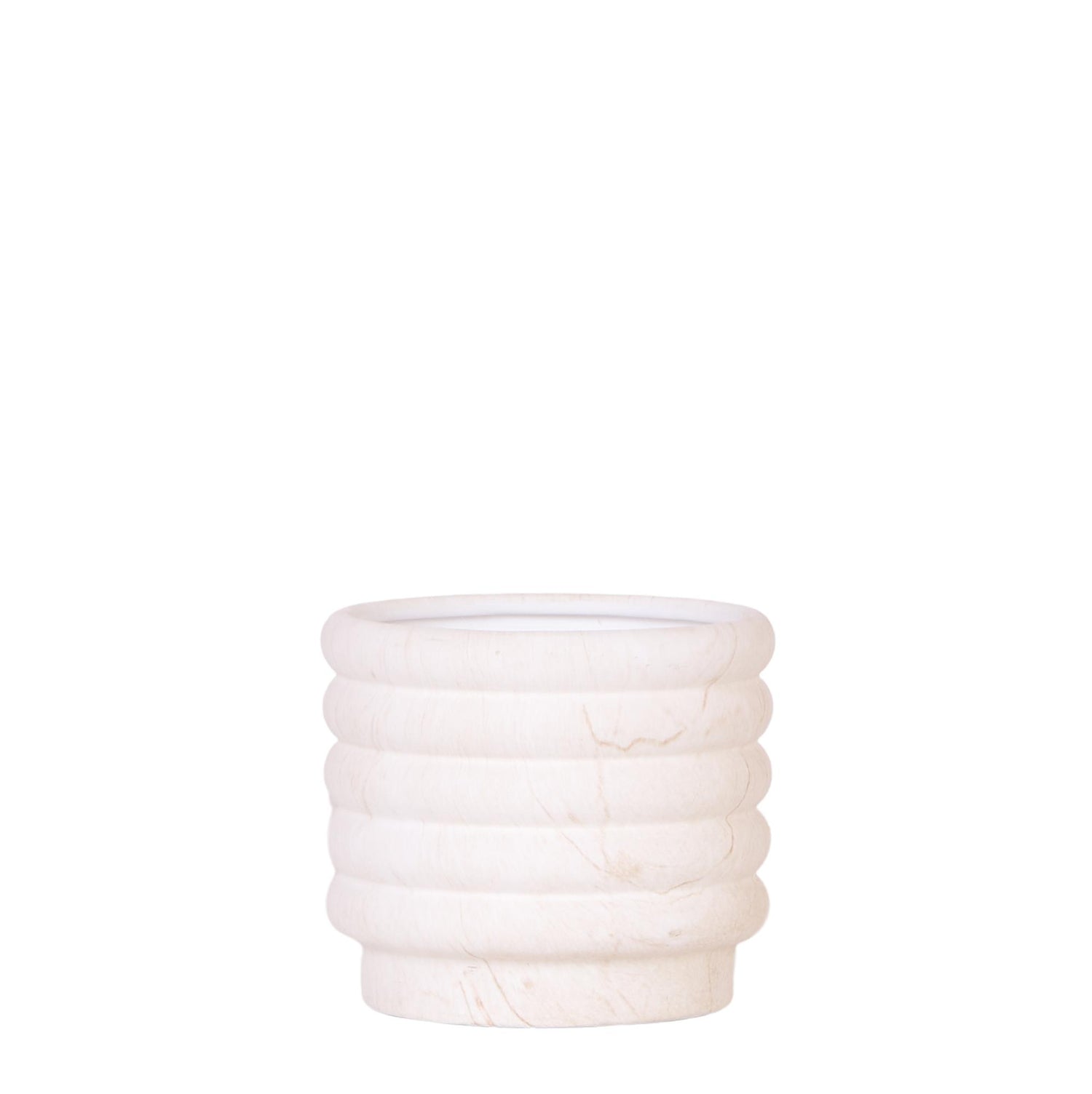 Kolibri Home – Marble pot - Light - Ø12cm
