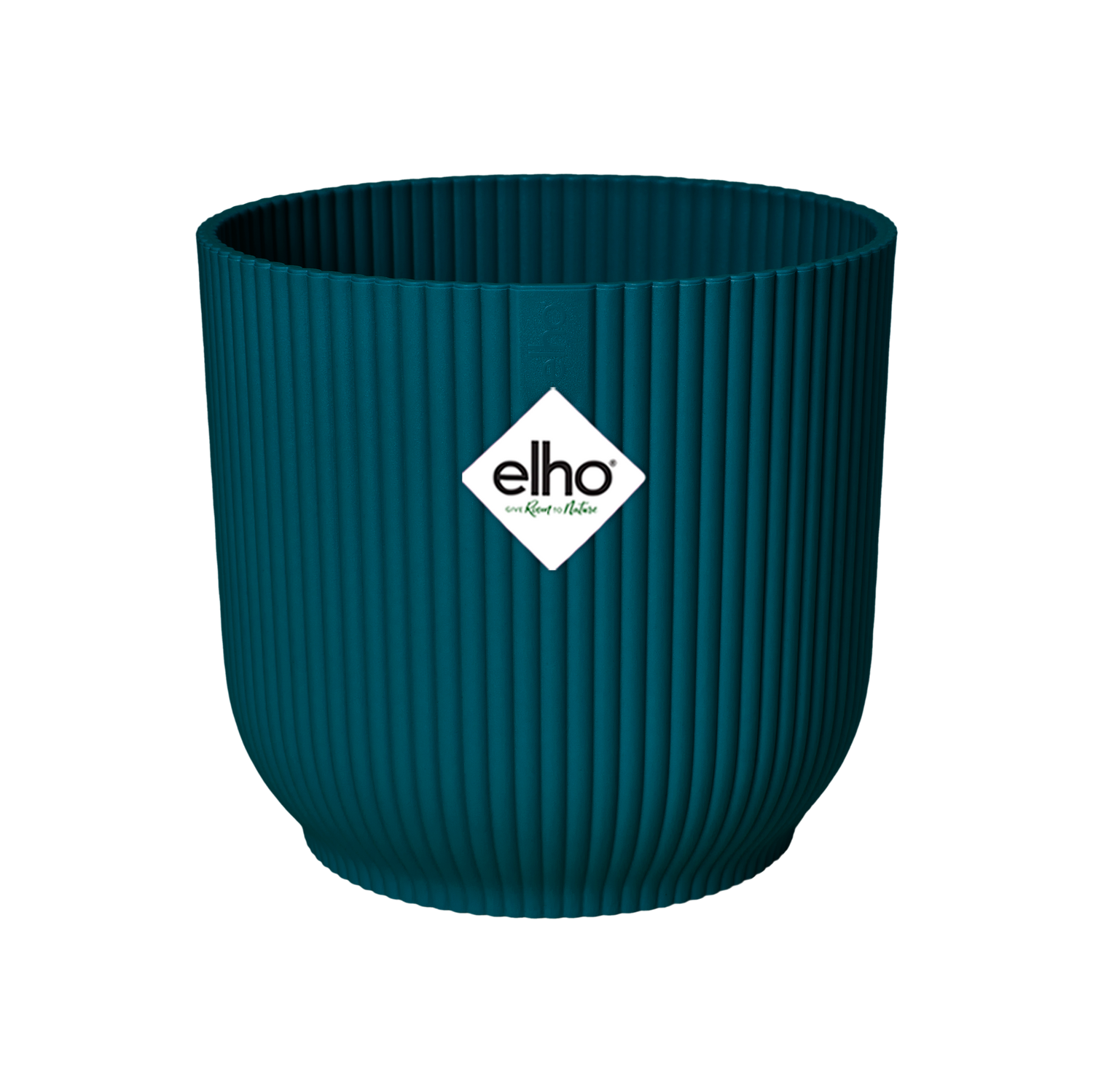 Pot elho Vibes Fold Round blauw - icludig wheels - D35 x H33