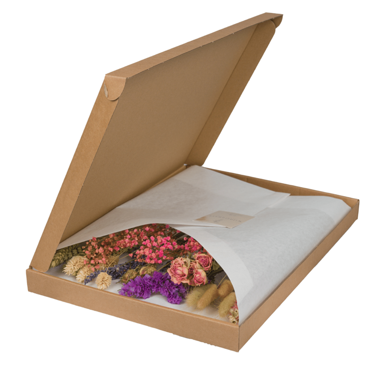 Droogbloemen i Letterbox - Pik