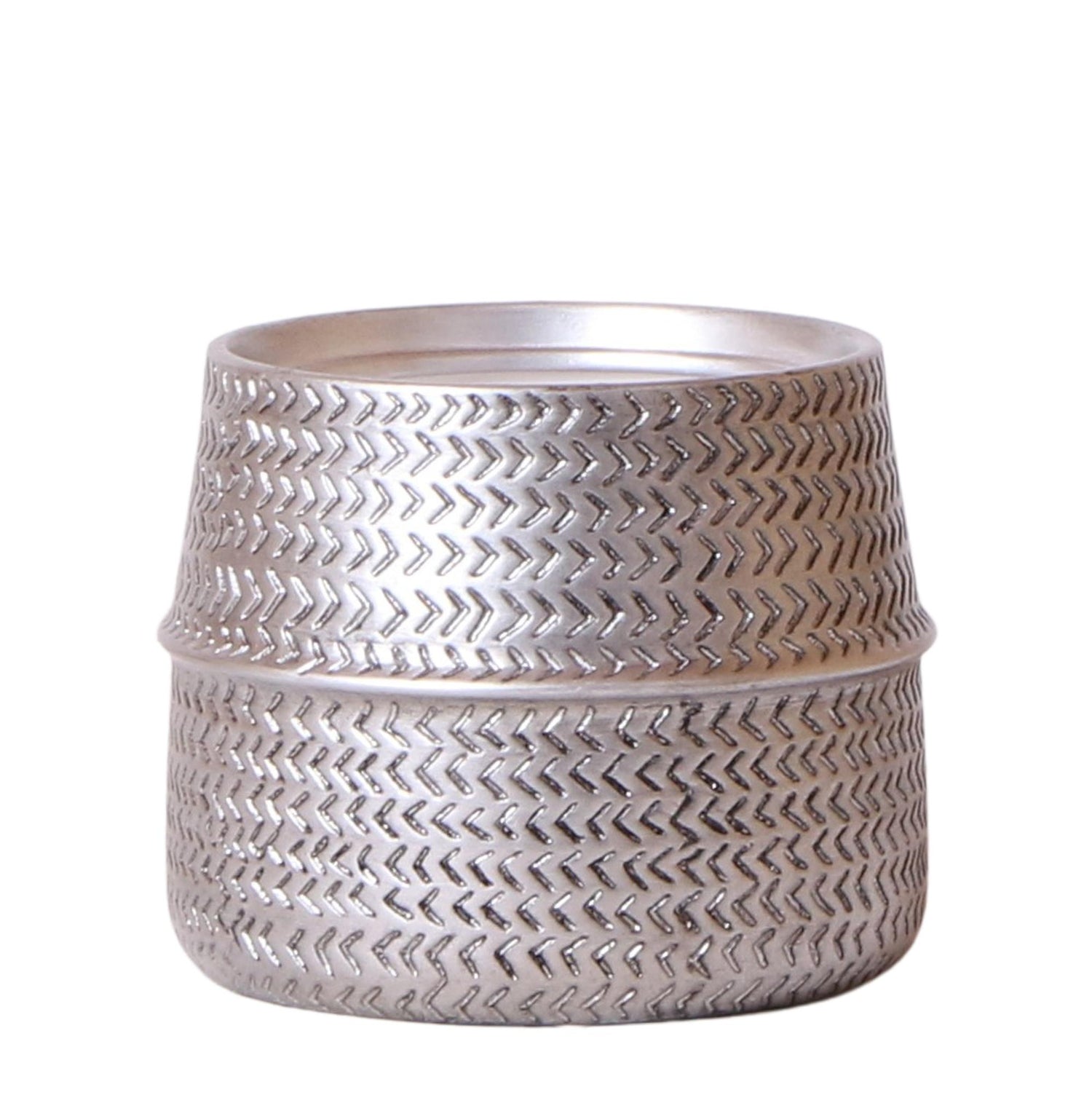 Kolibri Home – Groove kruka - Gouden keramisk prydnadskruka - Ø12cm