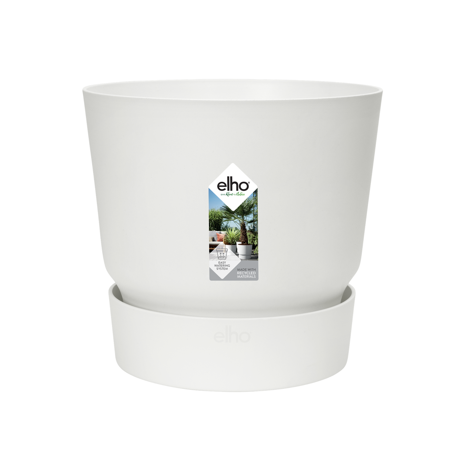 Pot elho Greenville Round vit - D39 x H37