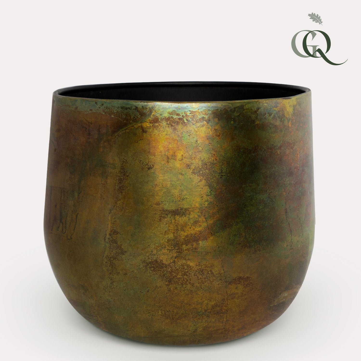 Pot - Koper -Elisa vitage green - M - H24 W29
