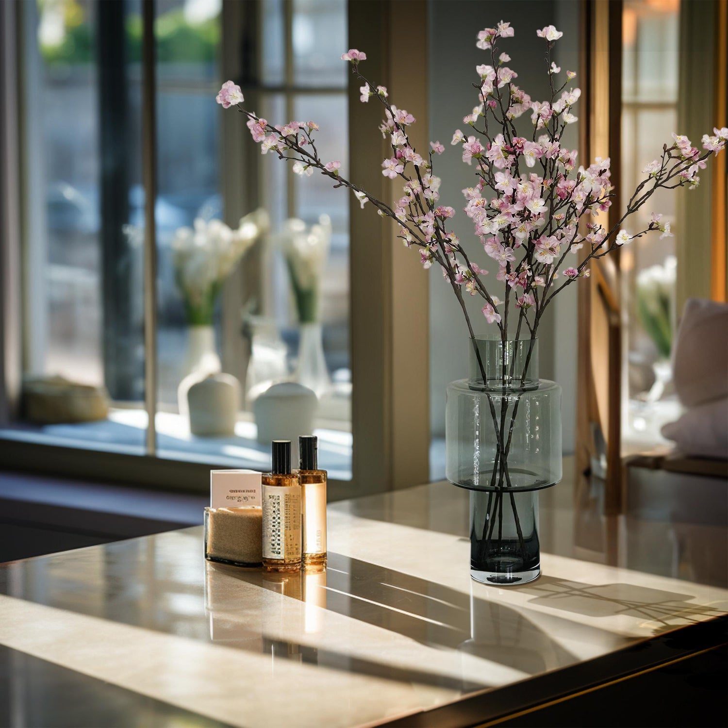 Kunstbloemen Solo - Pik - Japanese Cherry Blossom - x 4 - 95 cm