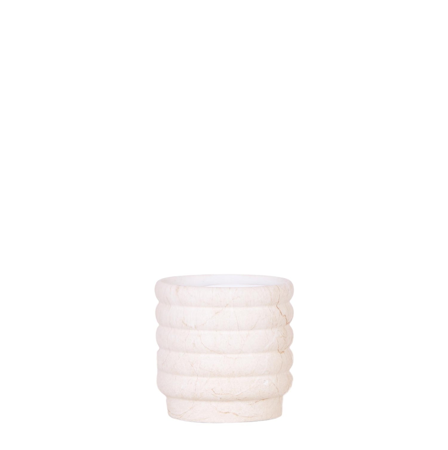 Kolibri Home – Marble pot - Light - Ø9cm