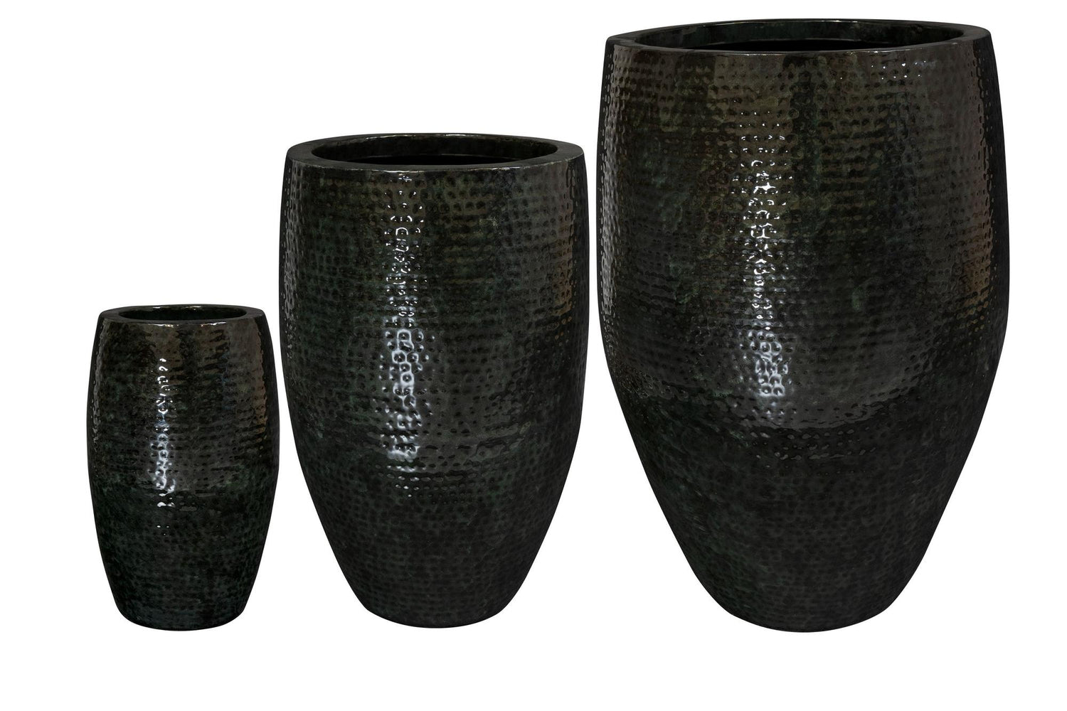 Set van 3 potten - Thom Zwart medaal - Large